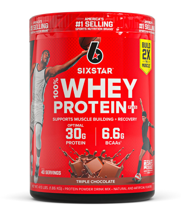 Six Star 100% Whey Protein Plus Triple Chocolate 4.1LB 30g