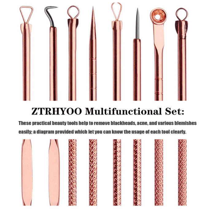 Blackhead Remover Pimple Comedone Extractor Tool Best Acne Removal Kit – Treatme