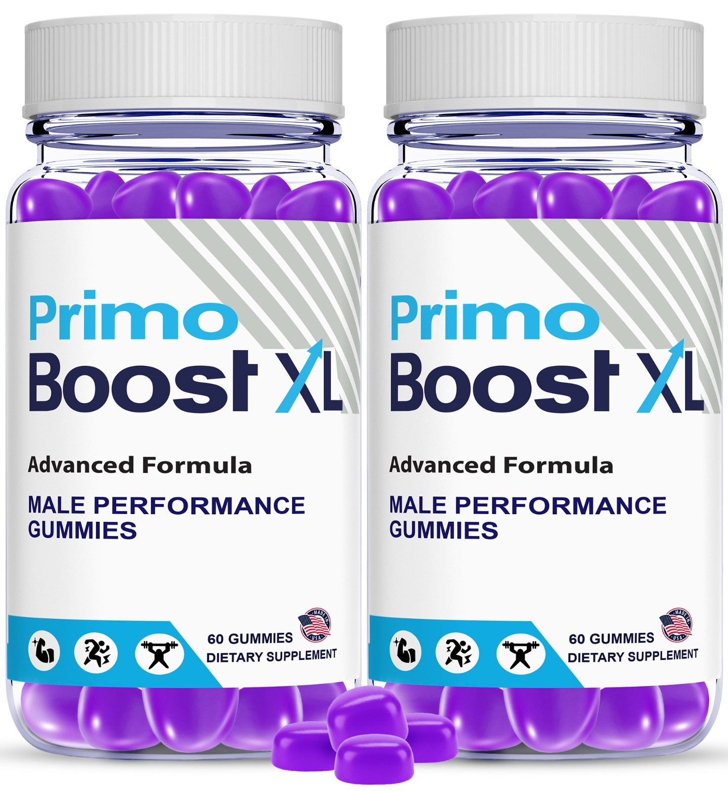 (2 Pack) Primo Boost XL Gummies – Official Formula for Men to Support Energy