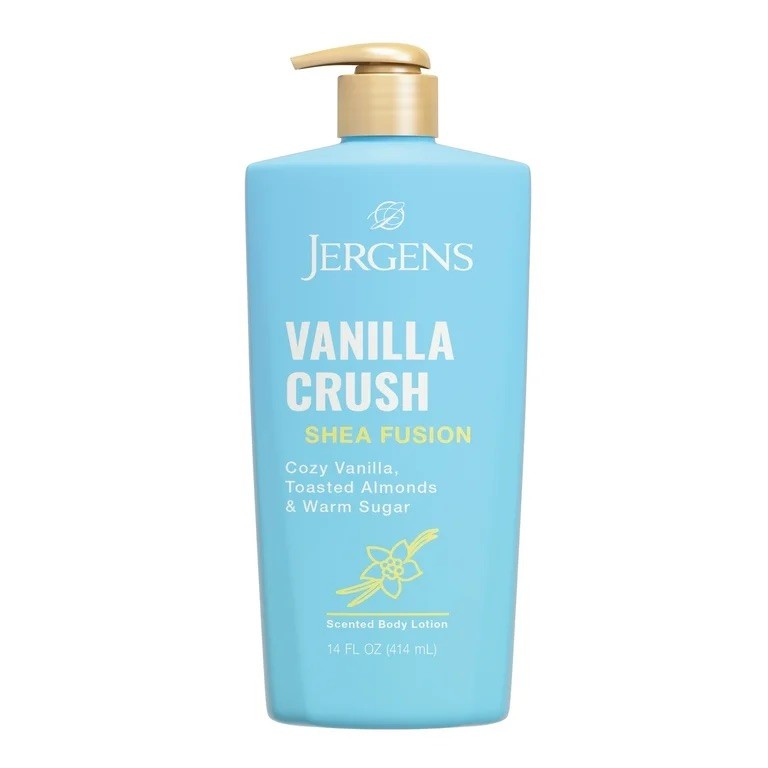 Jergens Shea Fusion Vanilla Crush Scented Body Lotion with Vitamin E – 14 fl oz.