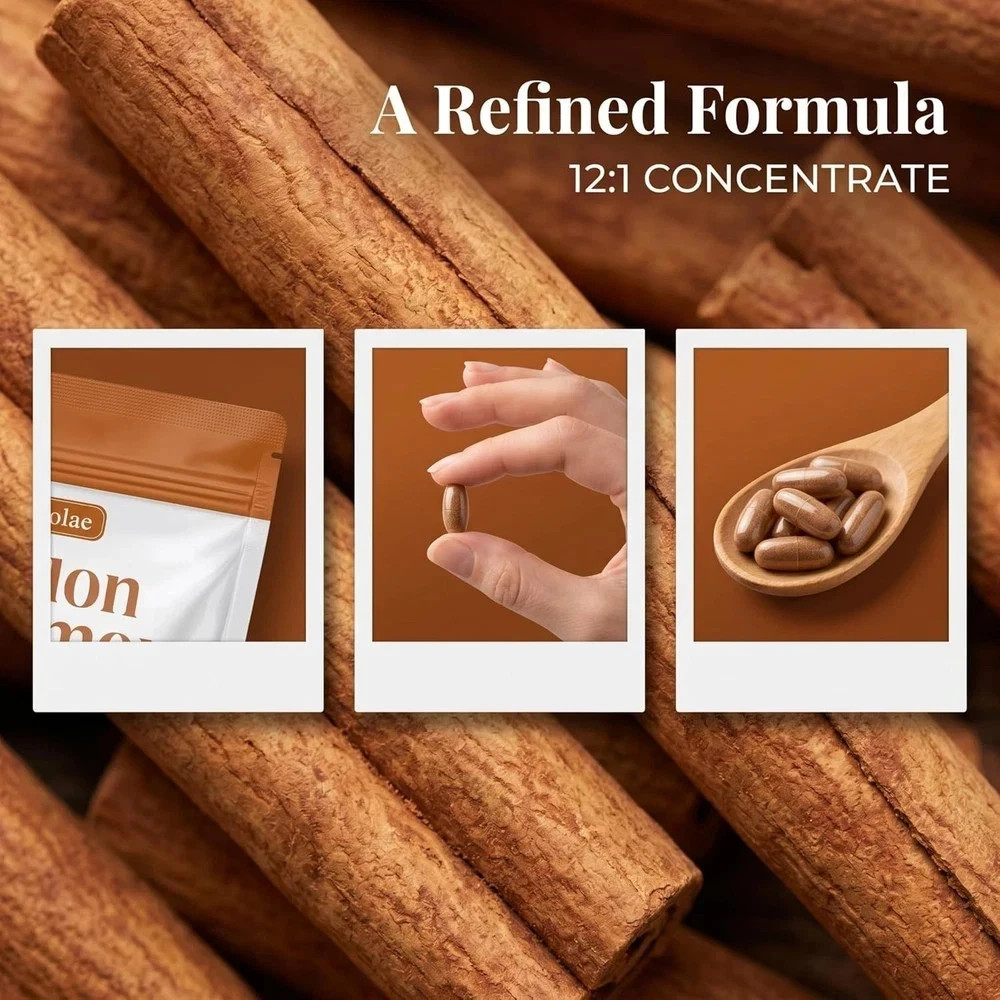 Metabolae Ceylon Cinnamon SoftGels with MCT Oil, Highly Bioavailable Herbal Extr