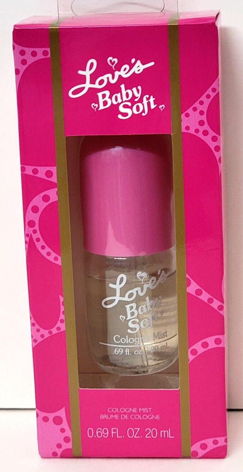 LOVE’S BABY SOFT Cologne Mist 0.69 oz by DANA NEW RARE (LOW-FILLED AS PICTURED)