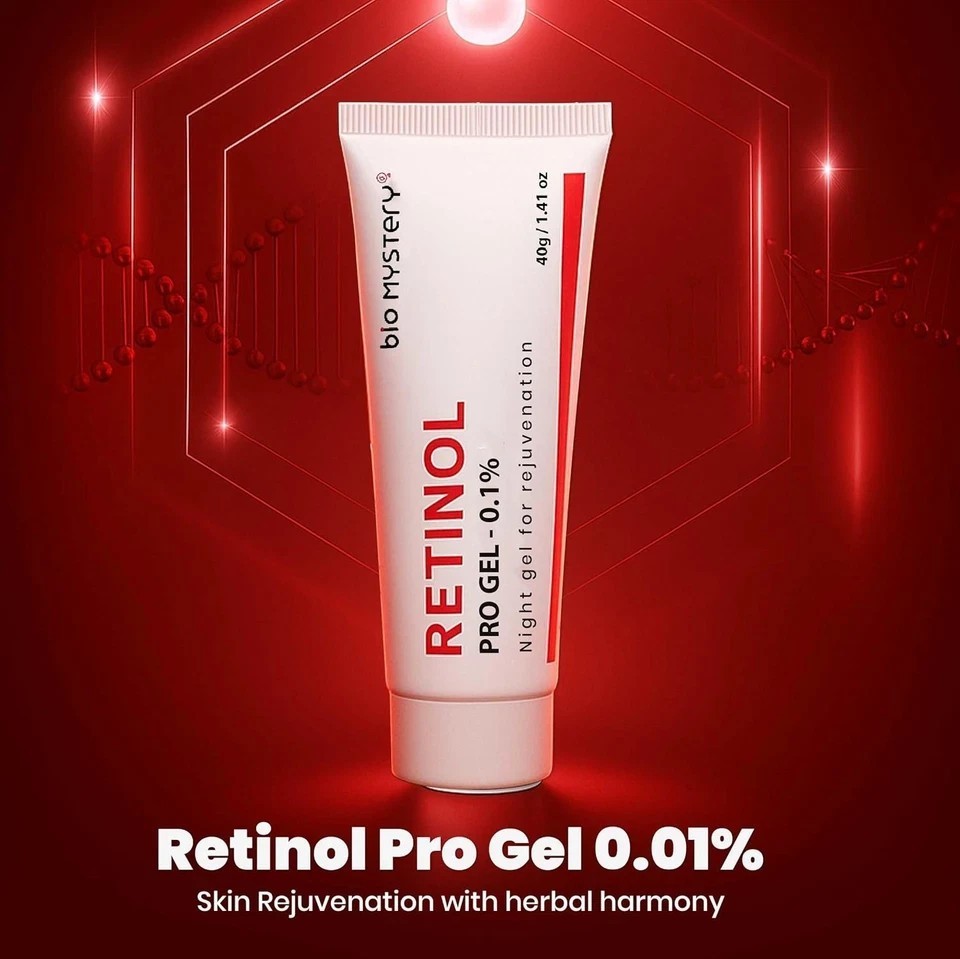 Retinol Pro Gel 0.1 Vitamin A Fine Lines, Sun Spots, Anti-Aging (40 Gram / 1.41)