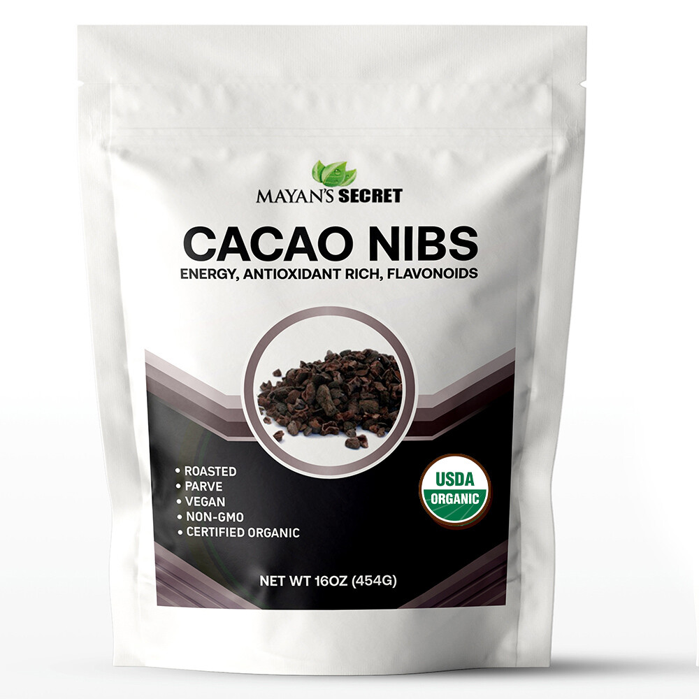 Superfoods Roasted Organic Cacao Nibs, 1 Lb – USDA CERTIFIED | Keto | Vegan