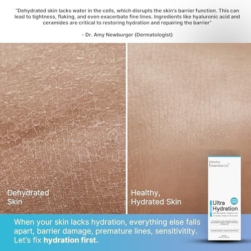 Ultra Hydration Face Serum Hyaluronic Acid Niacinamide B5 E 30ml Free Ship