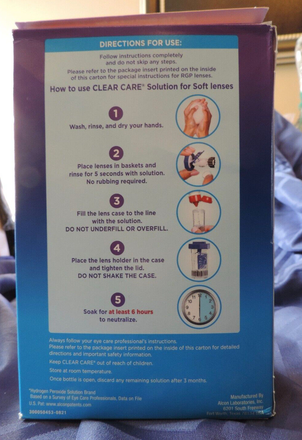 ALCON CLEAR CARE TRIPLE ACTION CLEANING 2 PACK 2X12 OZ NEW EXP 03/2024 #2
