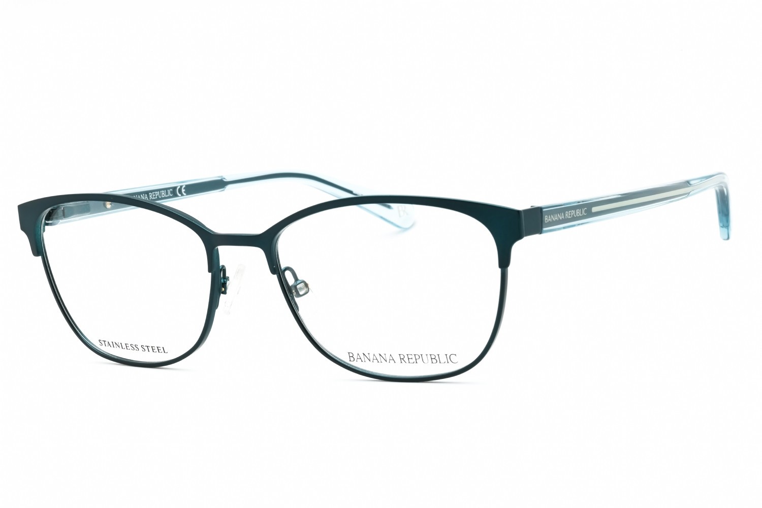 Banana Republic BR205 PYW Women’s Eyeglasses Matte Teal Optical Frame 52-16-135