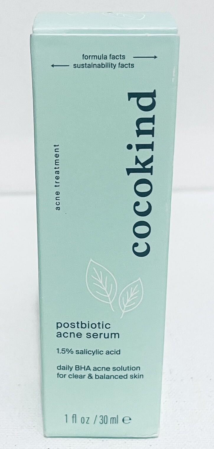 Cocokind Postbiotic Acne Serum | 1 fl oz/30 mL | Exp 05/2025 New