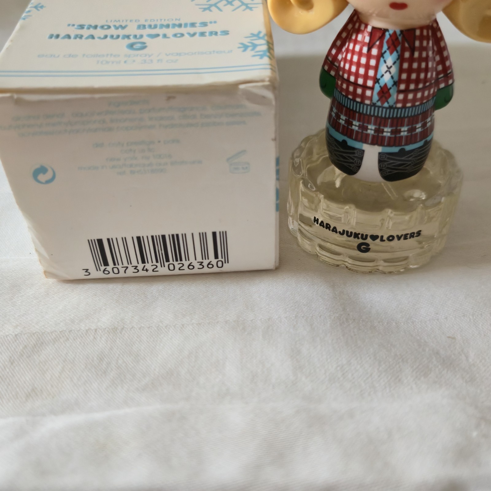 Harajuku Lovers Snow Bunnies G by Gwen Stefani 0.33 oz 10 ml EDT spray NEW BOXED