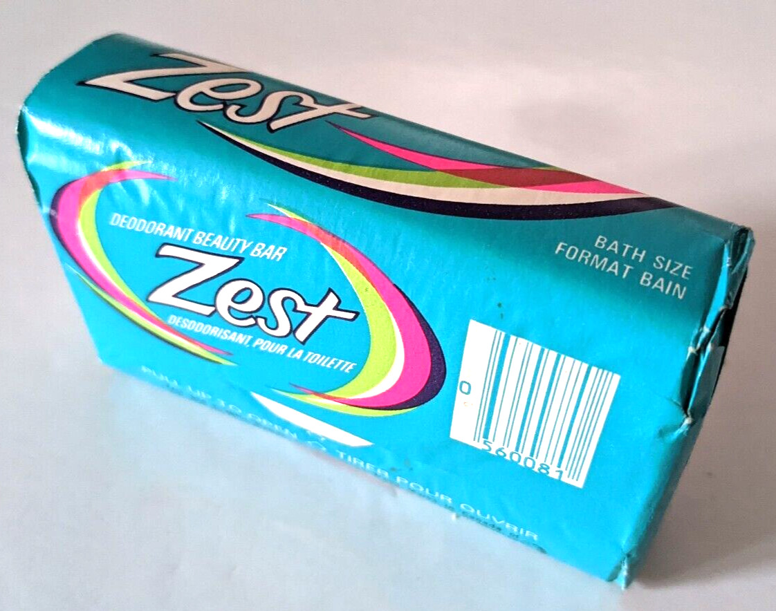 Vintage Zest Deodorant Beauty Bar Soap Bath Size Procter&Gamble 5.5 oz Canada