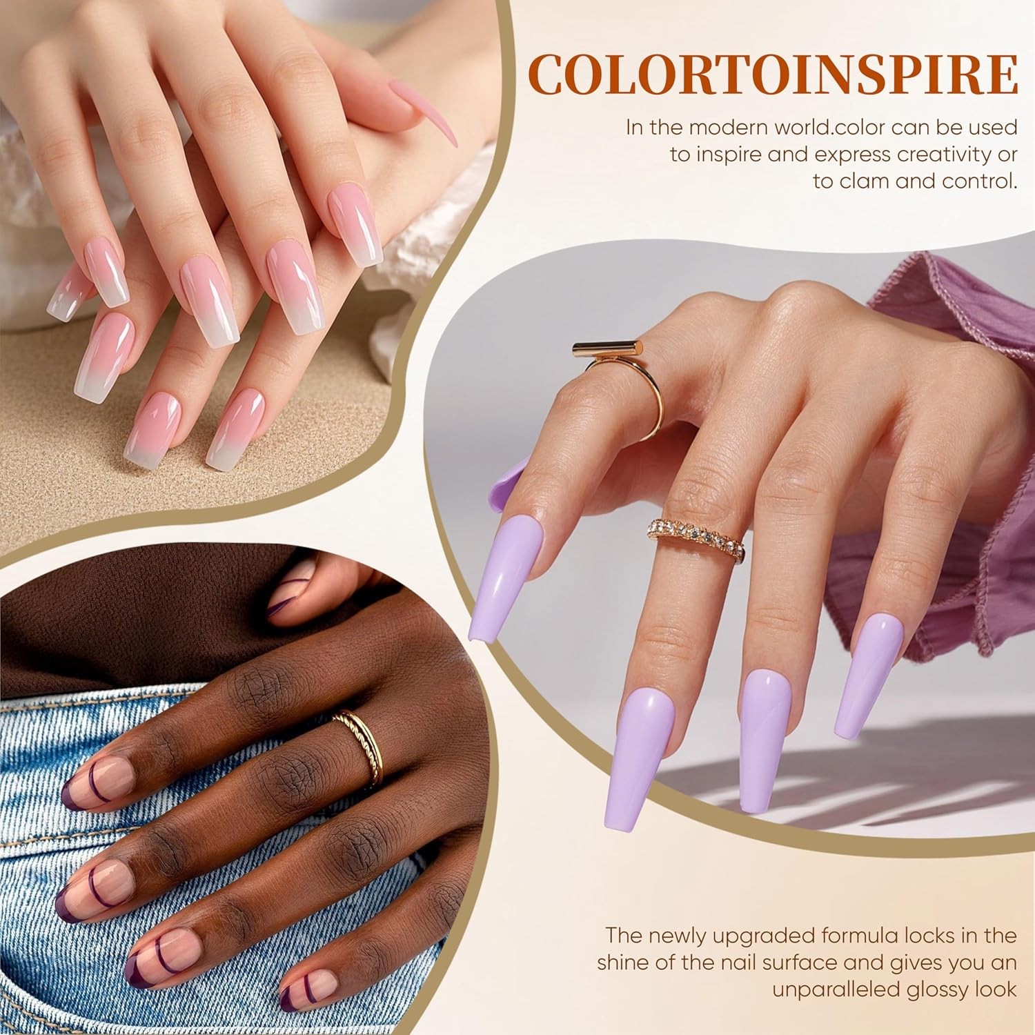Gel Nail Polish Kit w/ UV LED Dryer, Electric Drill, Tools – DIY Home Manicure