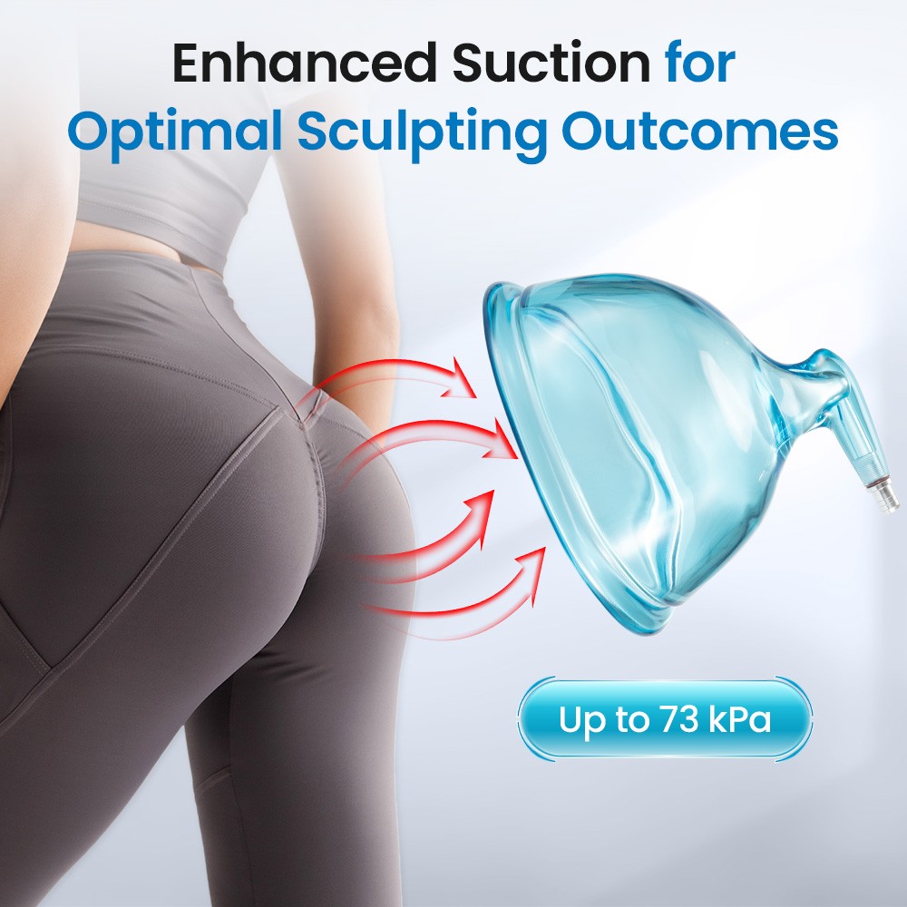 Pro Vacuum Butt Lift Machine Strong -73kPa Suction for Body Sculpting Therapy US