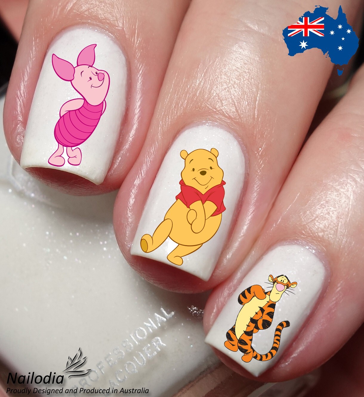 Winnie the Pooh Nail Art Decal Sticker Water Transfer Slider