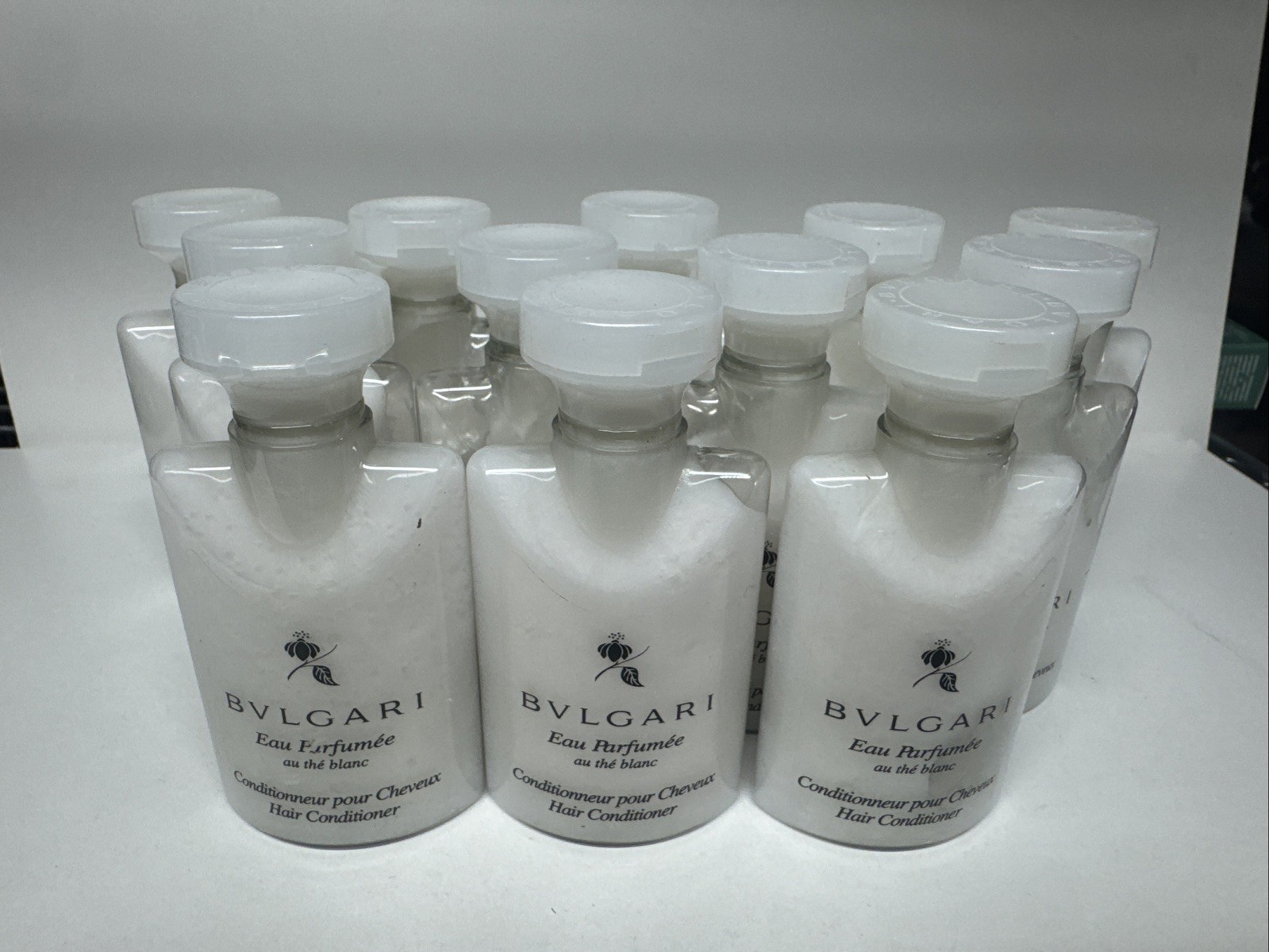 BVLGARI au thé Blanc (White Tea) Hair Conditioner -1.3 FL oz/40 mL Pack Of 12