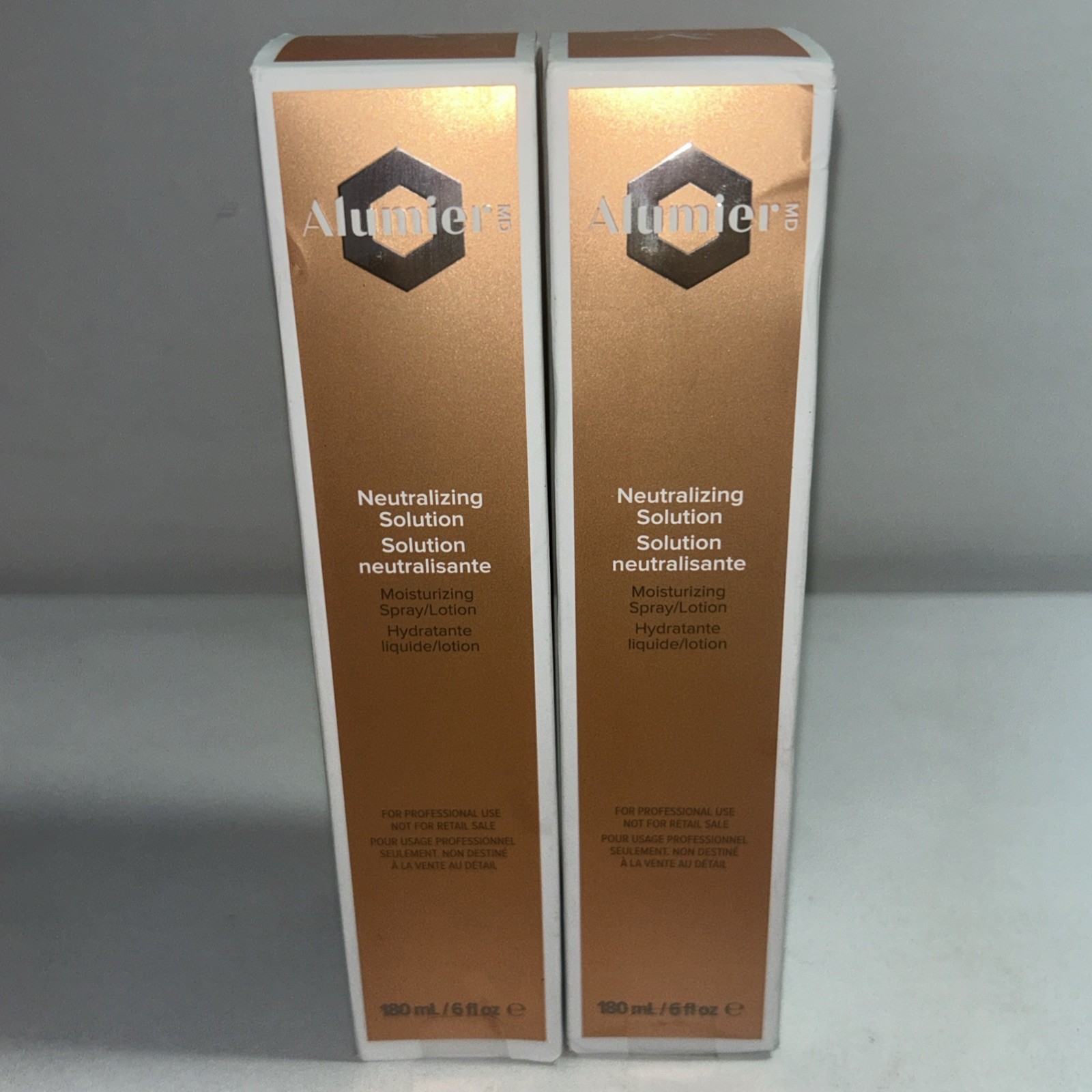 2 Sealed Alumier Neutralizing Solution, Moisturizing Skin Spray/Lotion 6.7 Oz Ea