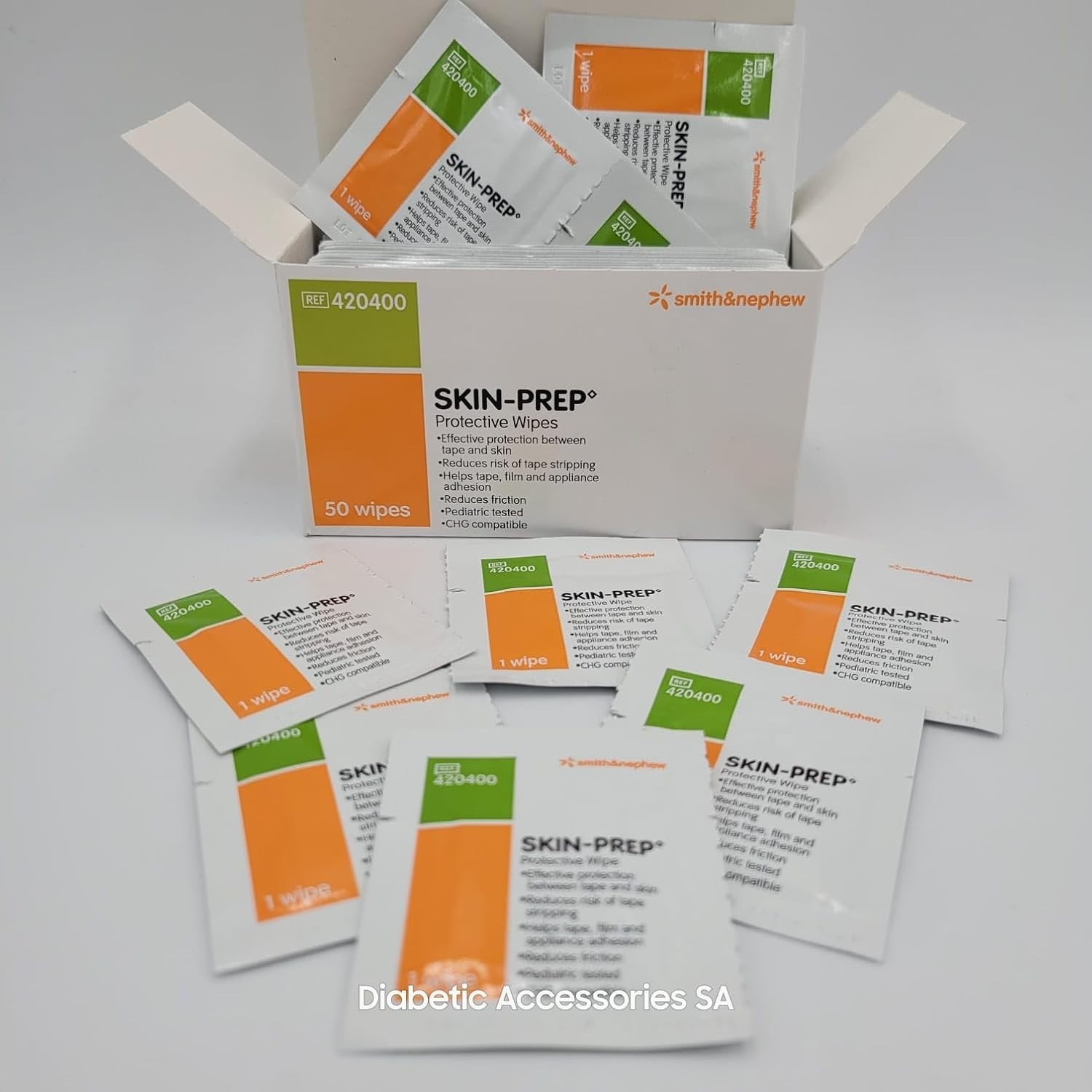 Smith And Nephew Skin-Prep Protective Wipes – 50 Count for Sensitive Skin Care