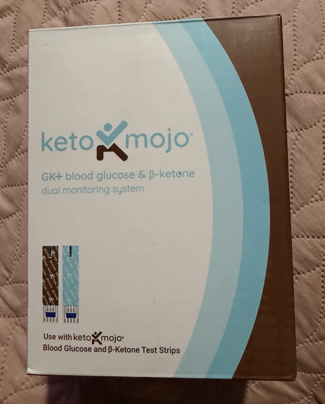 KETO-MOJO GK+ BT Glucose & Ketone Testing Kit + Free App Ketosis/Diabetes