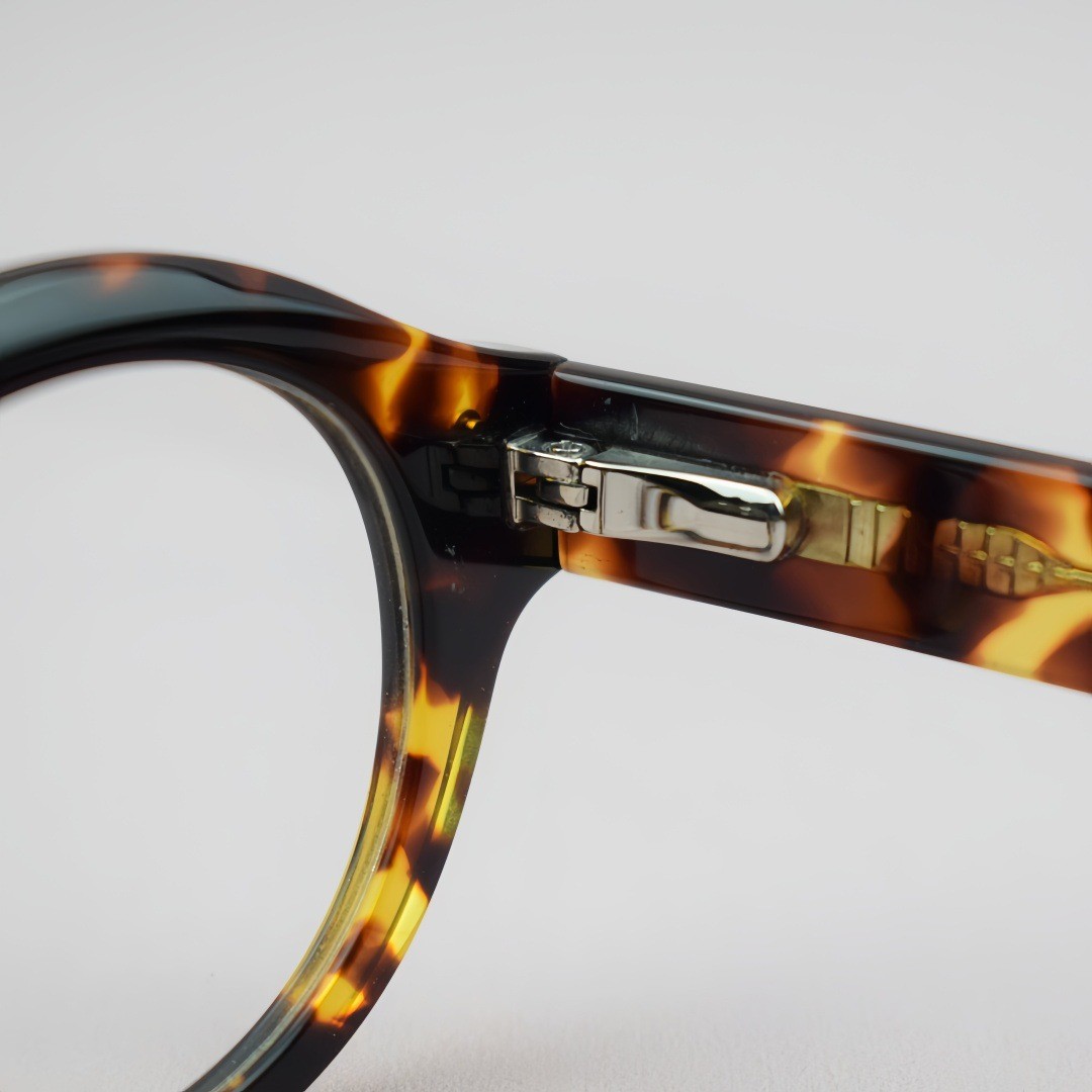 Hand made Glasses Retro Round Full Rim Antique Eyeglass Frames Unisex Eyewear