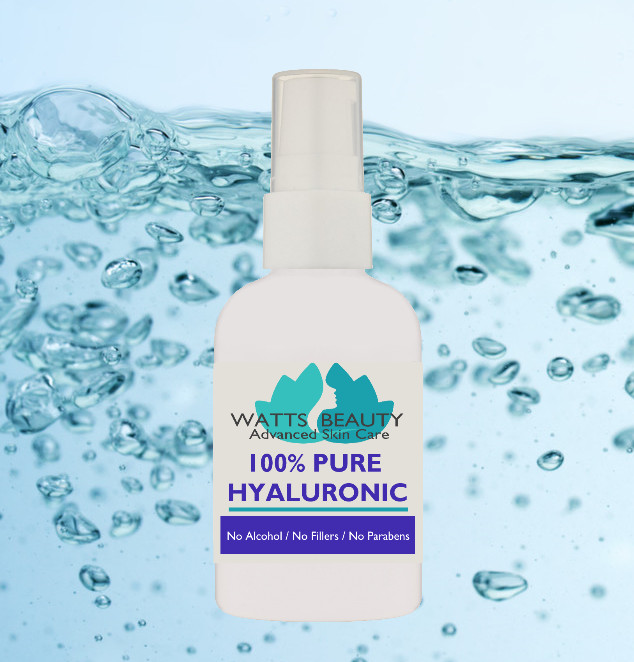 Watts Beauty 100% Pure Hyaluronic Acid Serum Fills Lines – No Drying Alcohol
