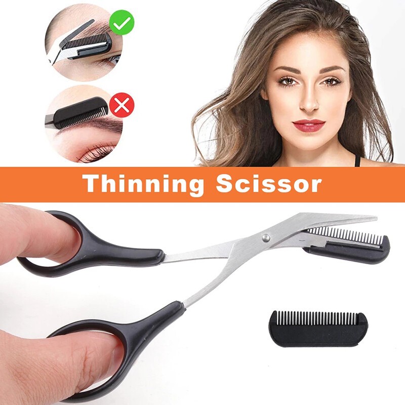 11/9/6/4Pcs Eyebrow Grooming Tools Razor Brush Kit Facial Trimmer Tweezers Comb