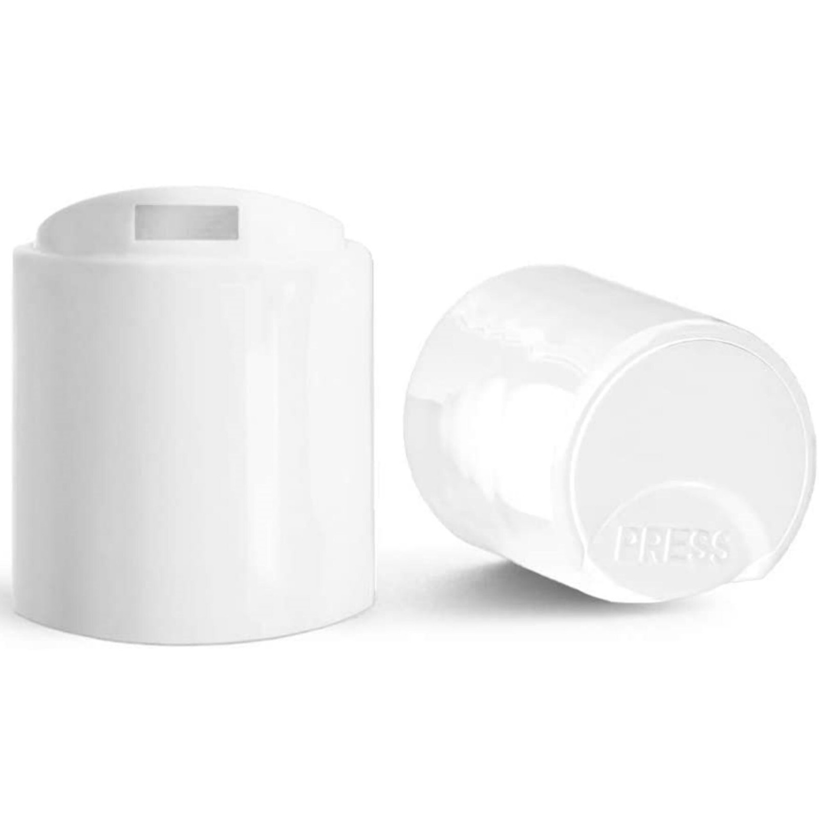 16oz,PET Squeezer Bottle,White/Black Disc.Refillable BPA Free (Bulk)