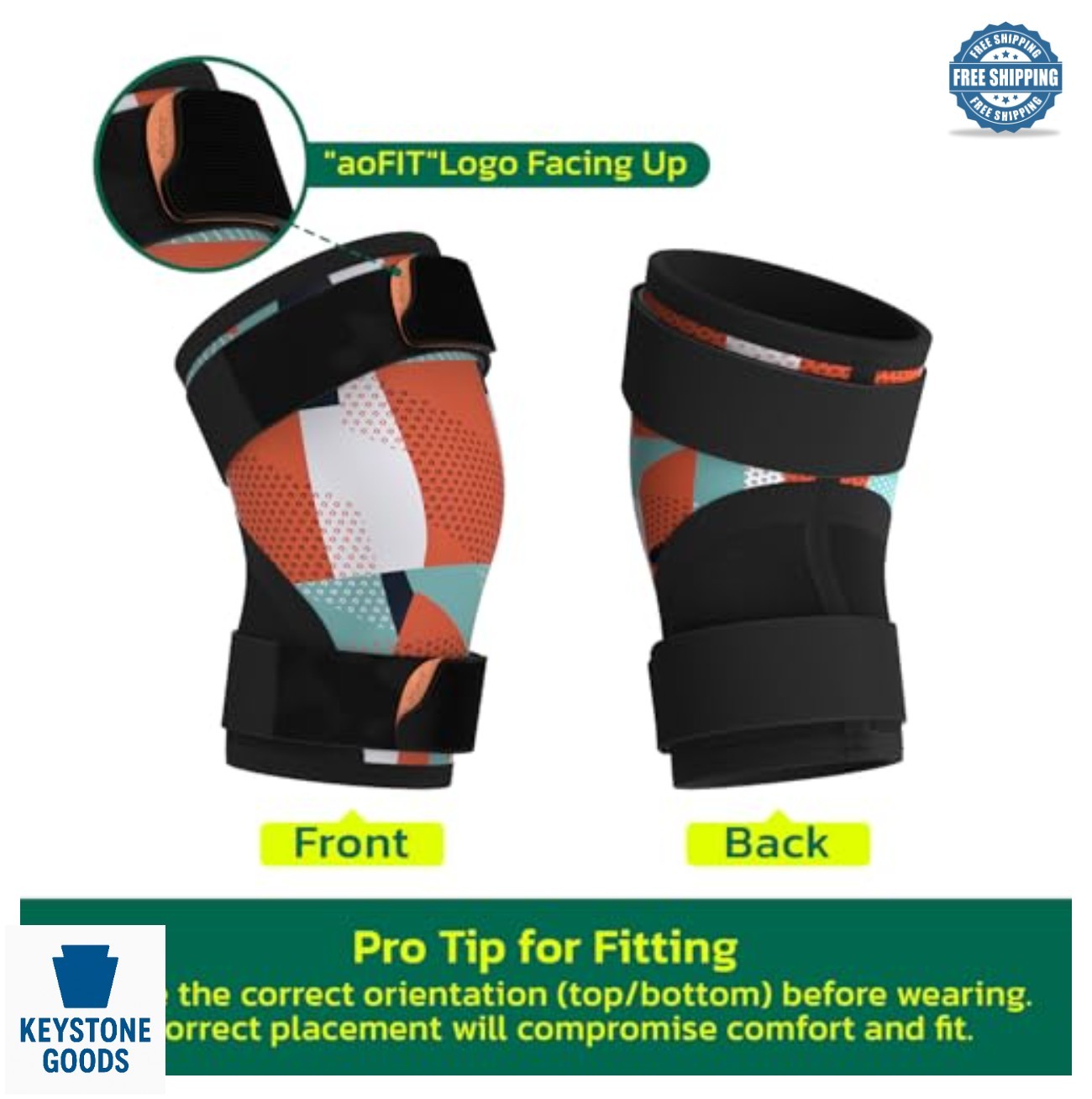 Knee Compression Sleeve 7mm Neoprene Knee Brace Support for Men Women 2XL