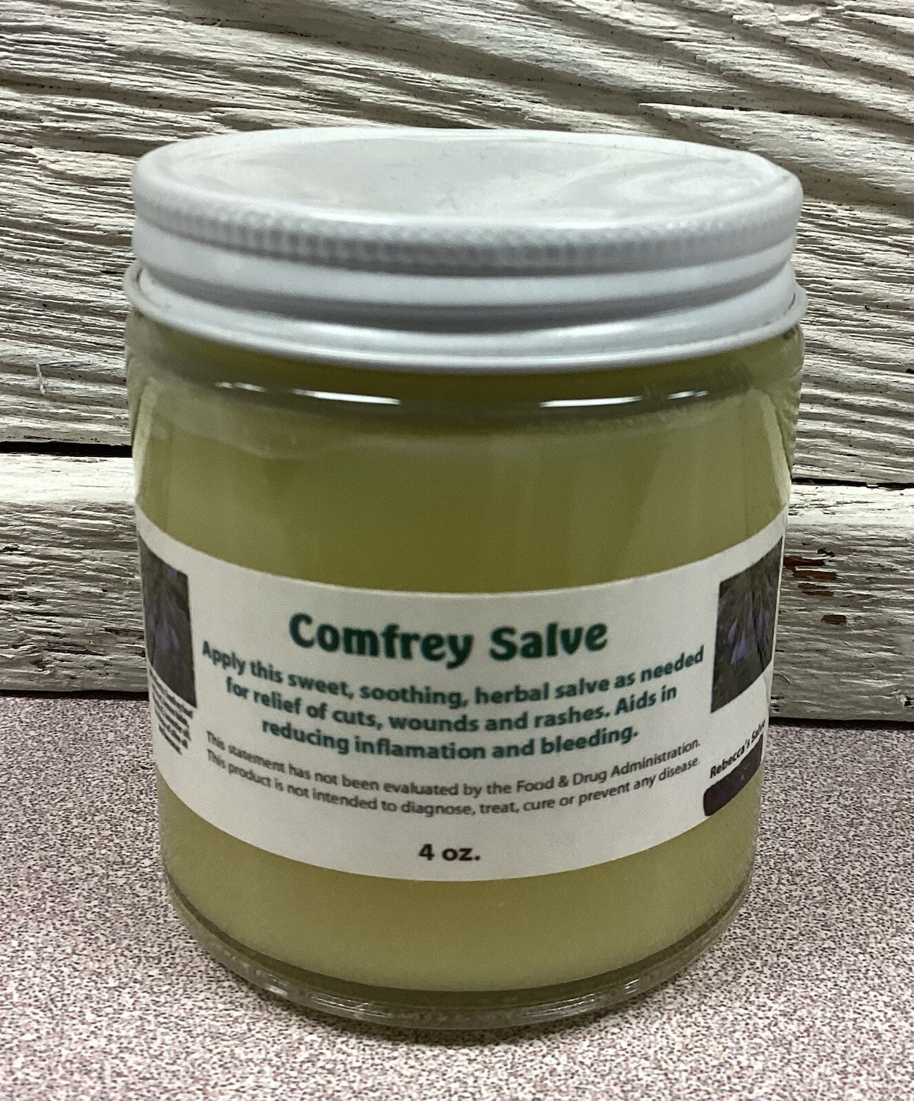 Amish Made Herbal Comfrey Salve / Choice of 1 OZ & 4 OZ Jar