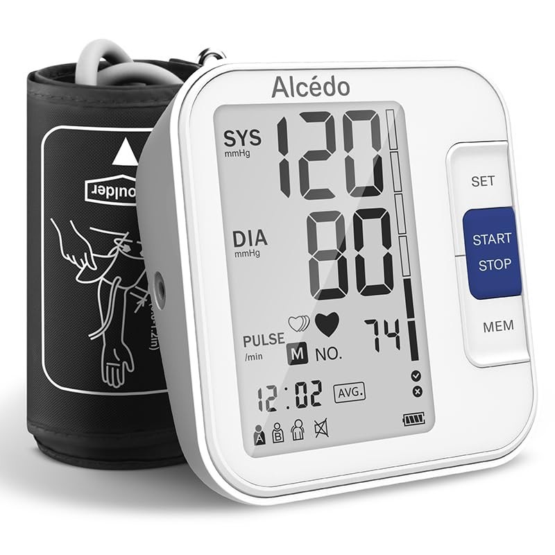 Automatic Digital Blood Pressure Monitor, Large Cuff, LCD Screen, Talking Functi