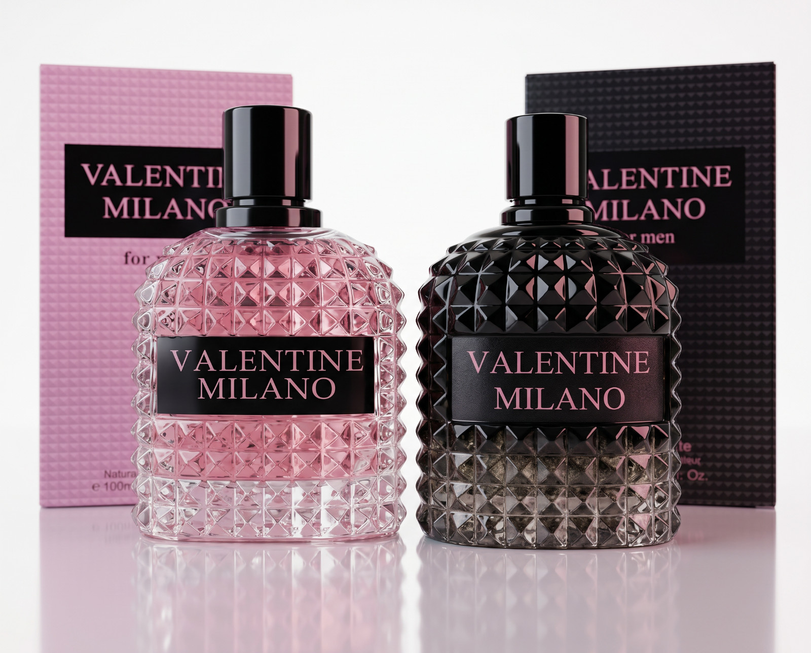 Valentine Milano for Women &Valentine Milano for Men 3.4 Fl.oz. EDP Perfume 2PK
