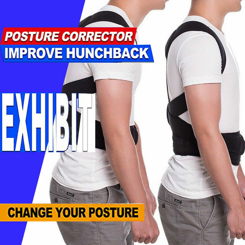 Posture Corrector for Women Men Upper and Lower Back Pain Relief Muscle Memory