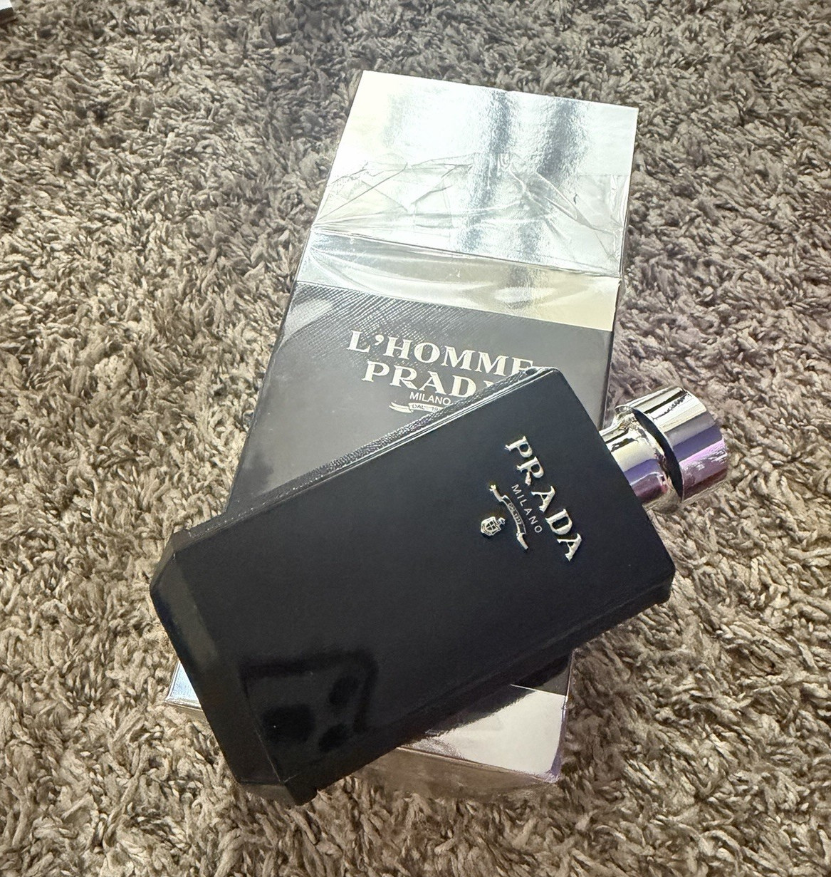 Prada L’Homme For Men Eau de Toilette Spray Fragrance, Regular Size 3.4 fl oz