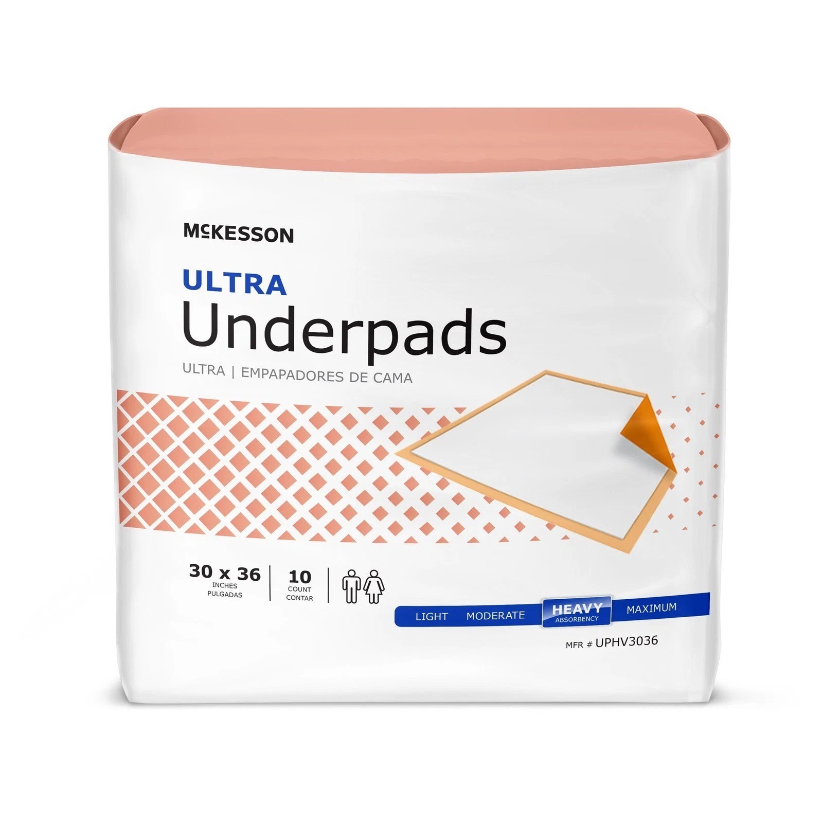 100 McKesson Ultra Heavy Absorbency Adult Bed Pad Disposable Underpads 30×36″