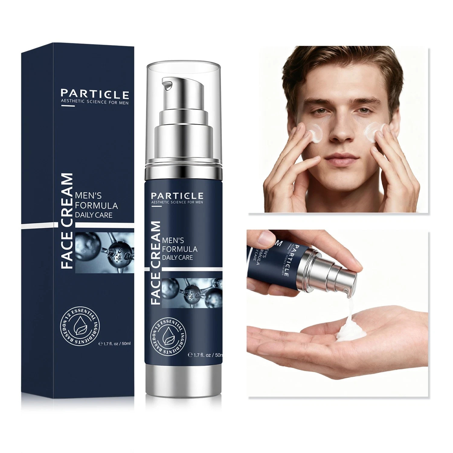Particle FACE CREAM Men’s Formula 6 in 1 Anti-Aging Moisturizer 1.7oz