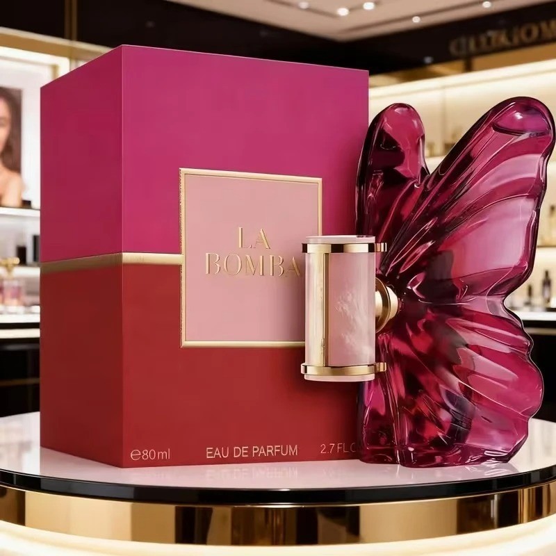 Carolina Herrera La Bomba EDP 80ML Women Floral Fruity Perfume Butterfly Design