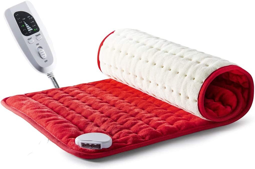 Electric Heating pad for Back Pain and Cramps Relief – 2 Hour auto Off