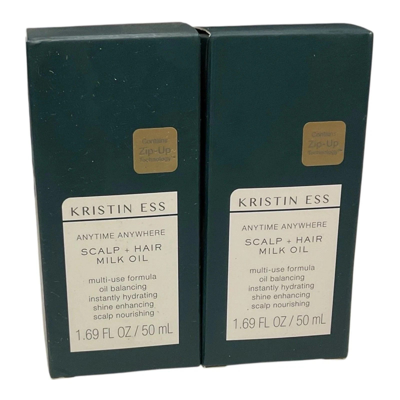 2 Pack! Kristin Ess Anytime Anywhere Scalp + Hair Milk Oil Multi-Use 1.69 oz