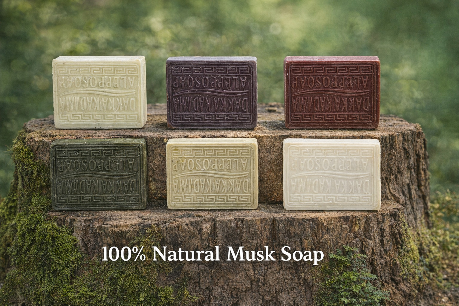 Musk Soap Collection, 6 Natural Soap Set, Musk Aroma Natural ingredients