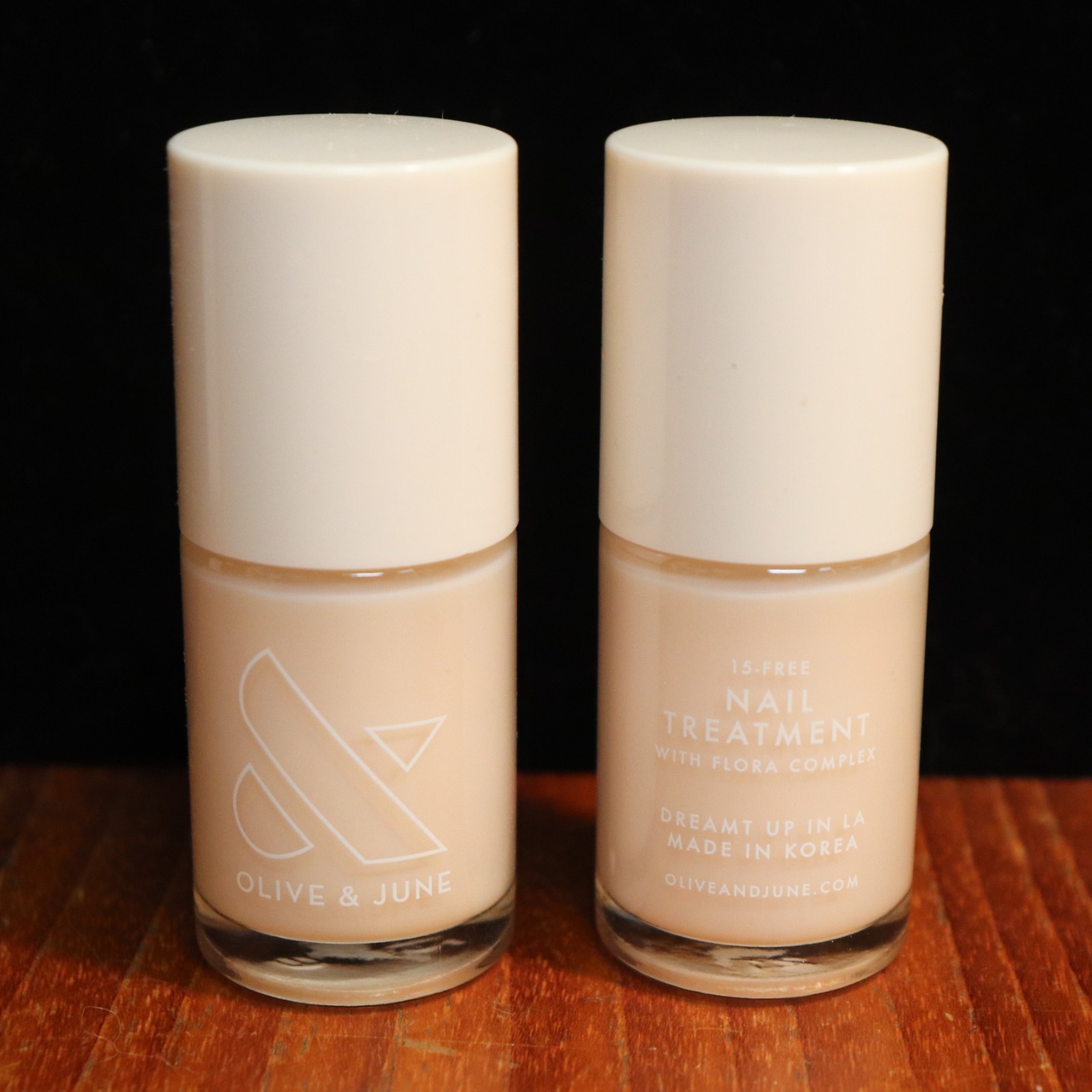 NEW Lot of (2) Boxed Olive & June Long Lasting Nail Polish “BEB” Sheer White