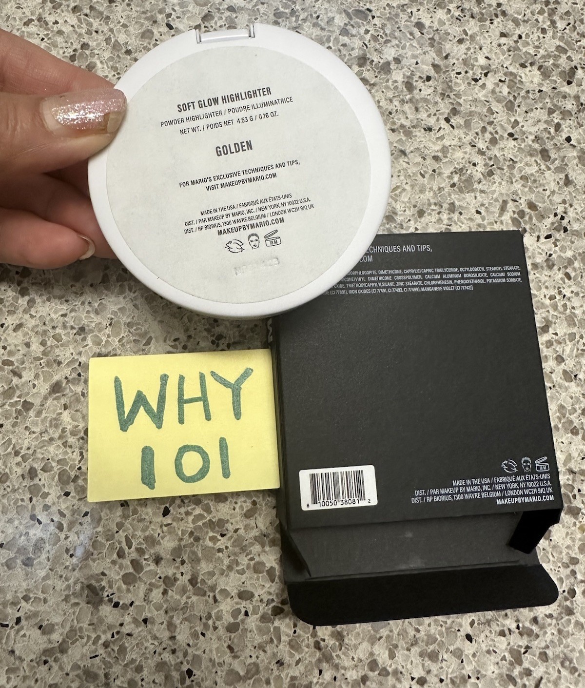 Makeup By Mario Soft Glow Highlighter in GOLDEN .16oz/4.53g FULL SZ SEAL BOX $34