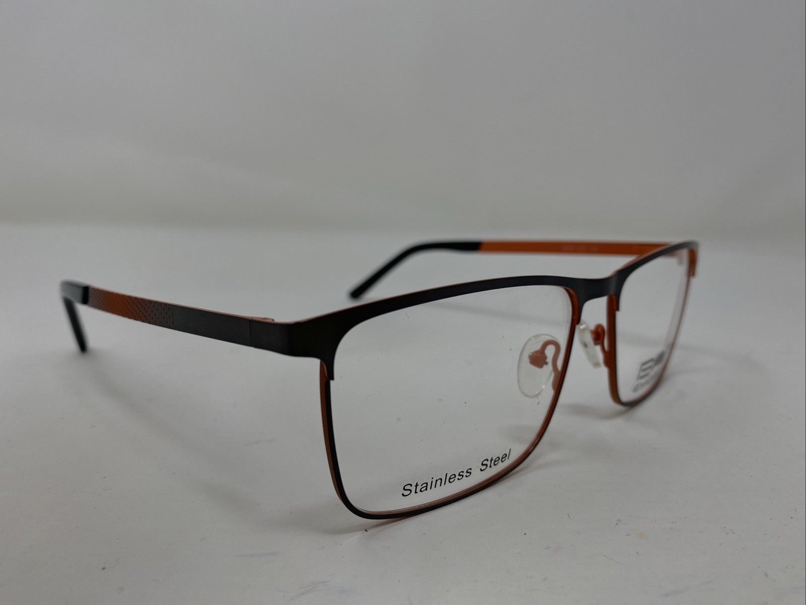 BAM Eyewear BAM 521 ORANGE 60-17-150 Gray/Orange Full Rim Eyeglasses Frame HD03