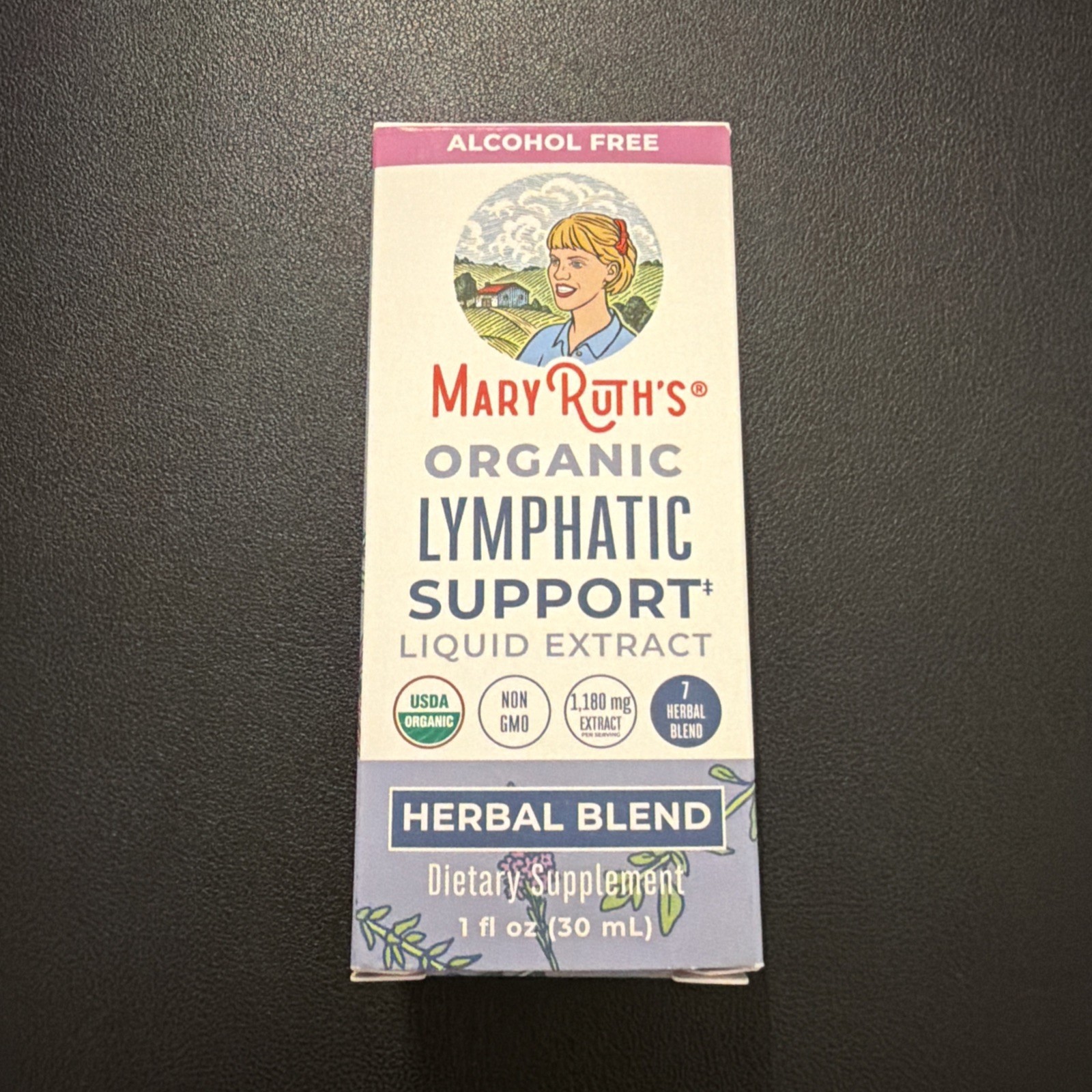 Mary Ruth’s Organic Lymphatic Support Liquid Extract, Alcohol Free,Free Shipping