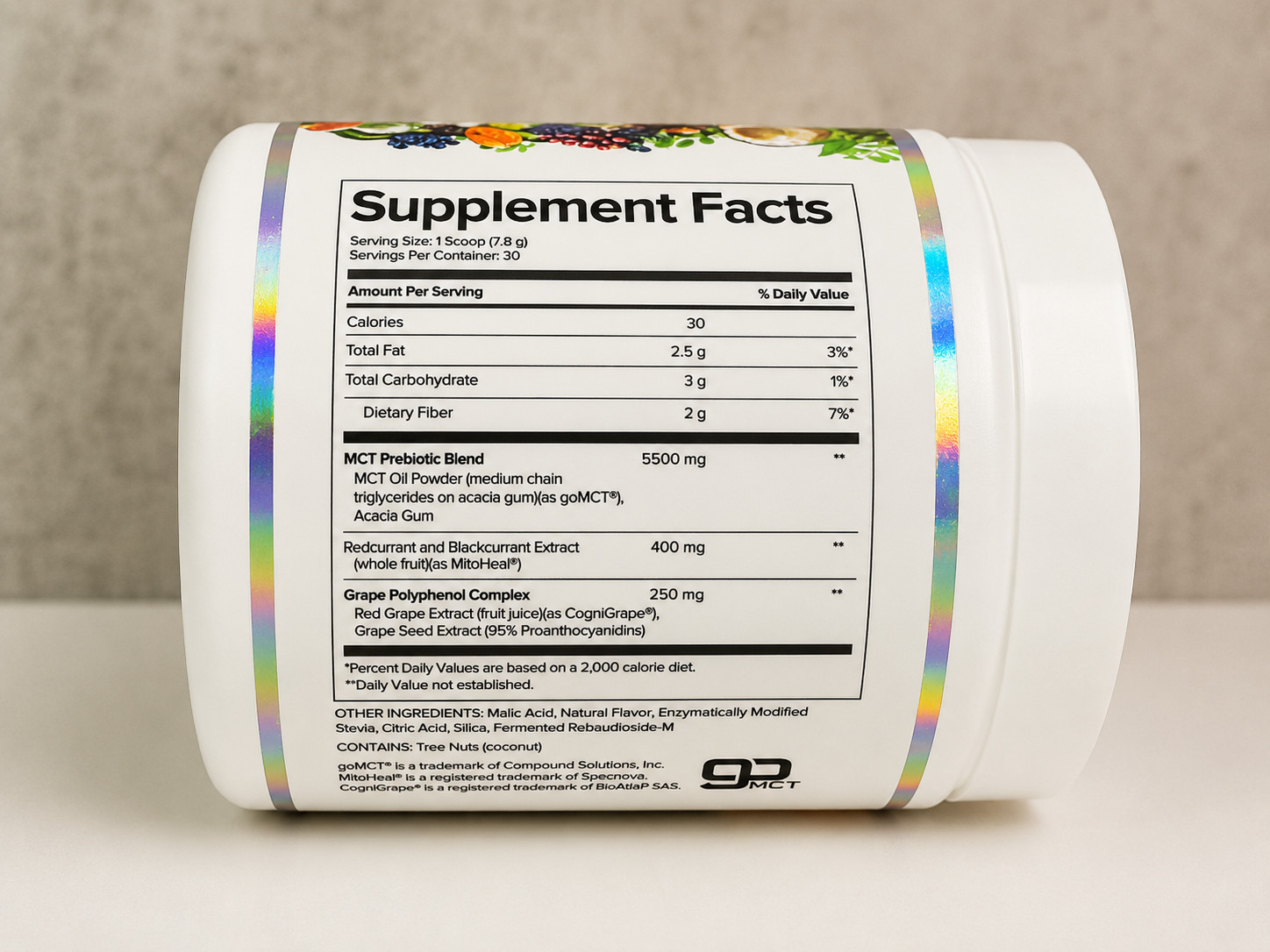 Gundry MD MCT Wellness Powder to Support Energy, Watermelon Lemonade Sugar Free