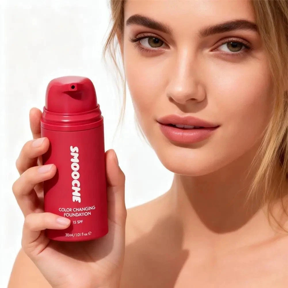 Smooche Korean Color Changing Foundation for All Skin Types Flawless Coverage