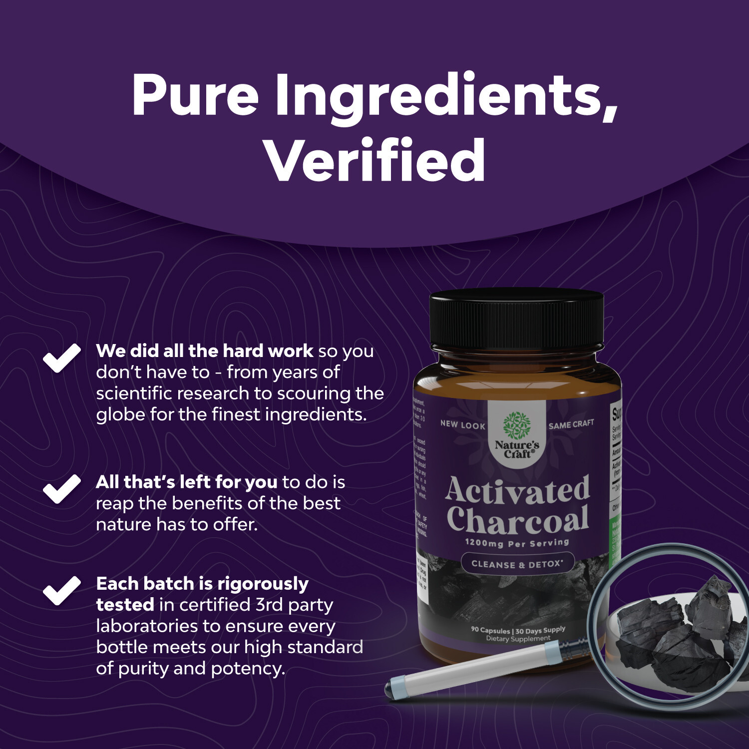 Cleanse and Detox Activated Charcoal Capsules – Purifying Detox Pills