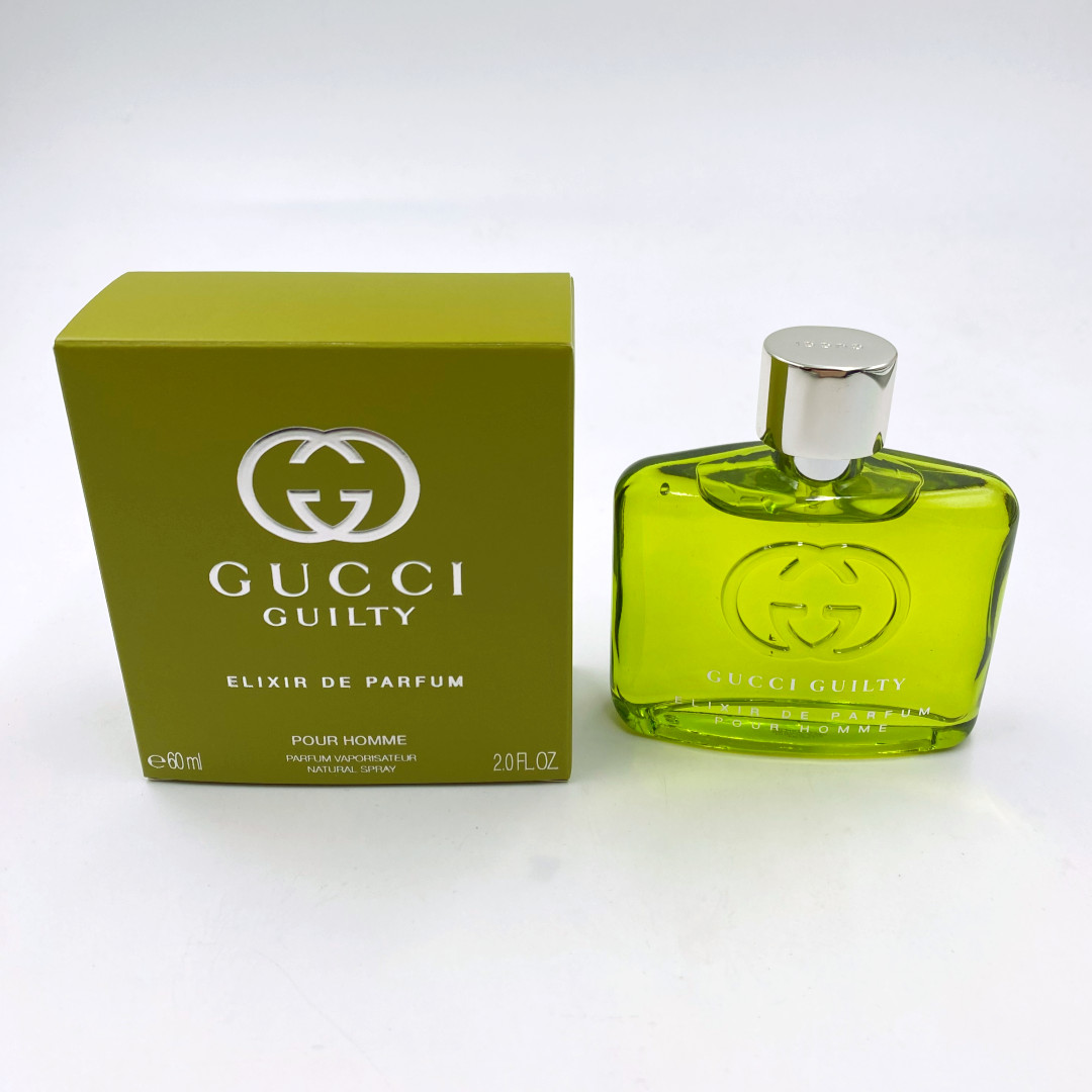 Guilty Elixir De Parfum Pour Homme 2.0 oz Parfum Perfume for Men NEW Sealed