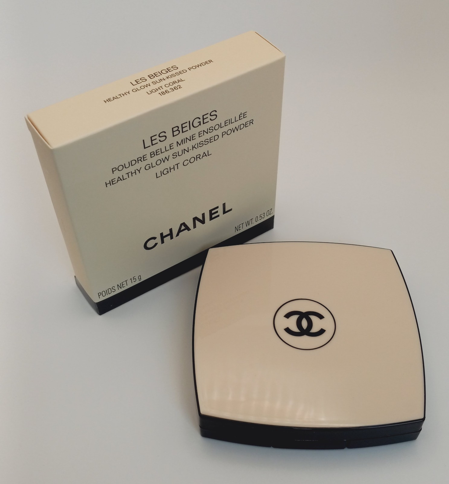 NEW Chanel Les Beiges Healthy Glow Sun-Kissed Powder in Light Coral