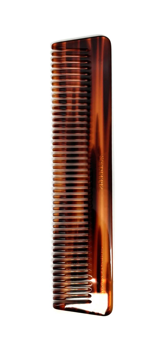 Speert Handmade Swiss European Comb Style #15 7 Inch Wide Tortoise Havana Brown