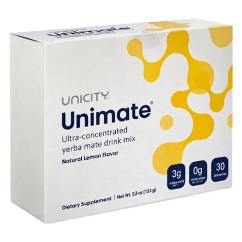 Unicity Unimate Lemon Flavor Packs – 30 Counts – Exp 2028 Free Shipping