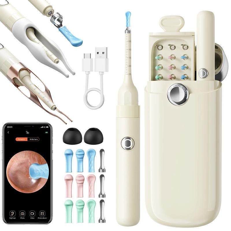 Upgraded Smart Visual Ear Wax Cleaner with Camera 800w Hd Endoscope Multi-functi