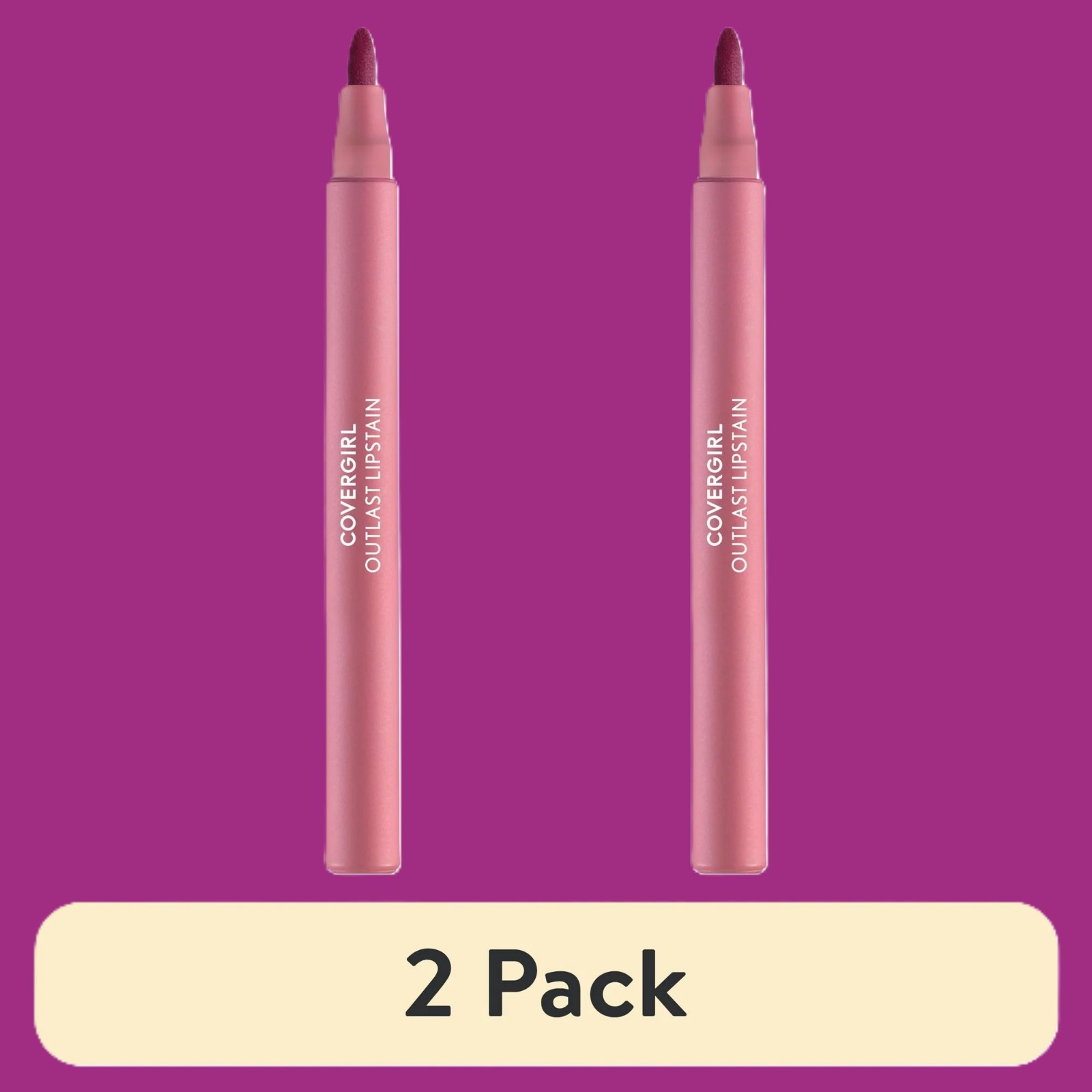 New in Box 2 Covergirl Outlast Lipstain 20 Admire 1.7 ml: Made in United States
